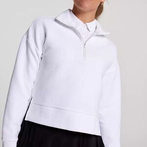 CALIA by Carrie Underwood Bright White Half-Zip Pullover